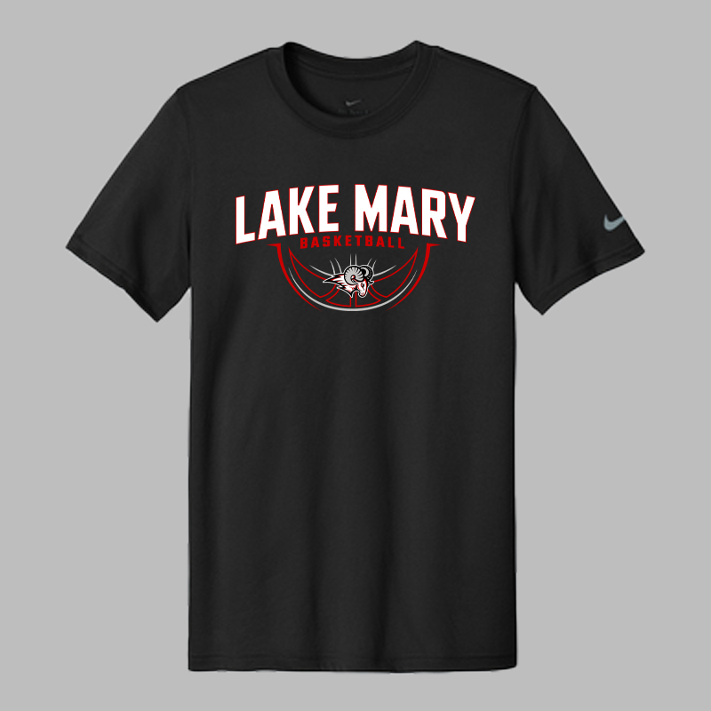 Lake Mary Basketball Hoop Tee