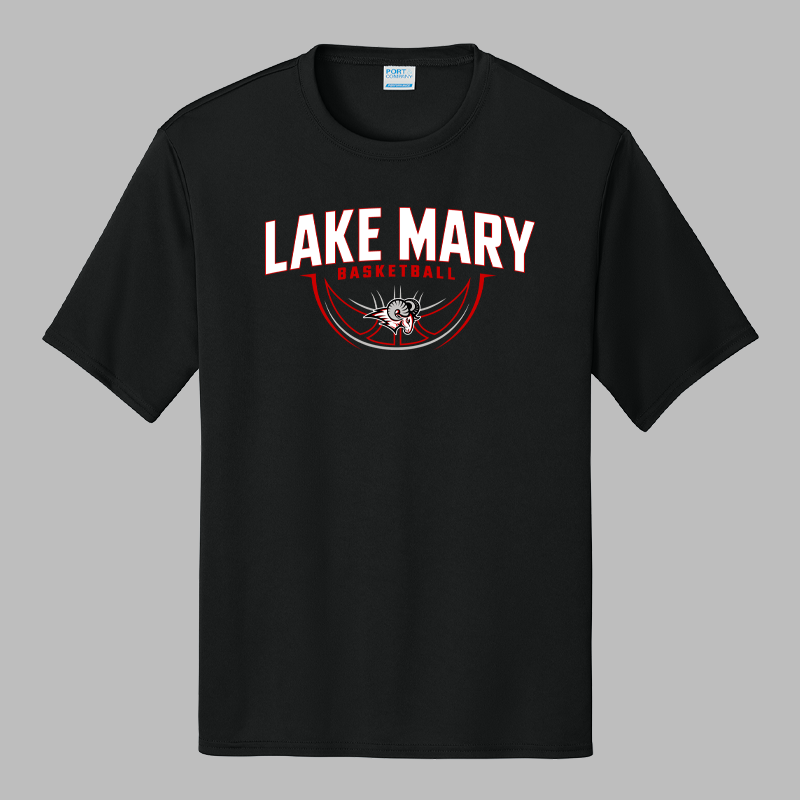 Lake Mary Basketball Hoop Tee
