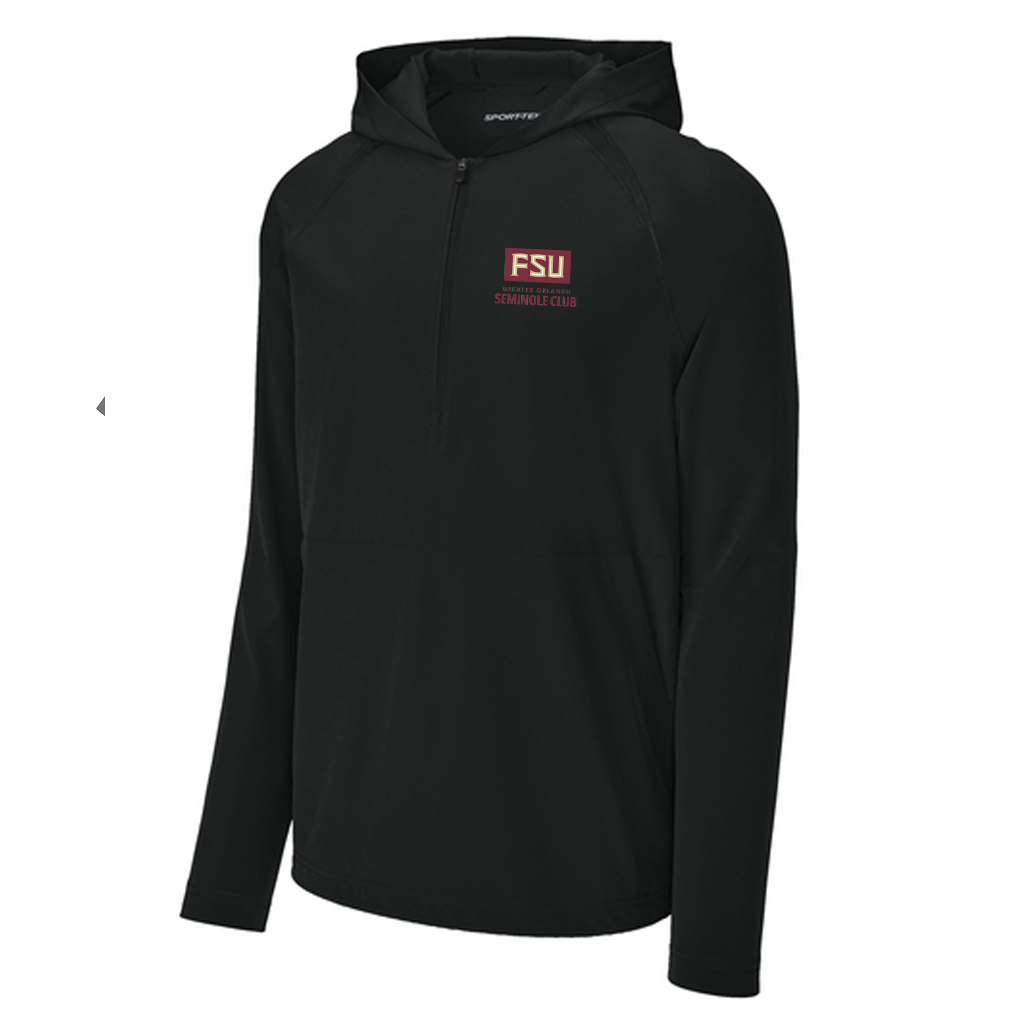 FSU Alumni Half Zip Hooded Jacket