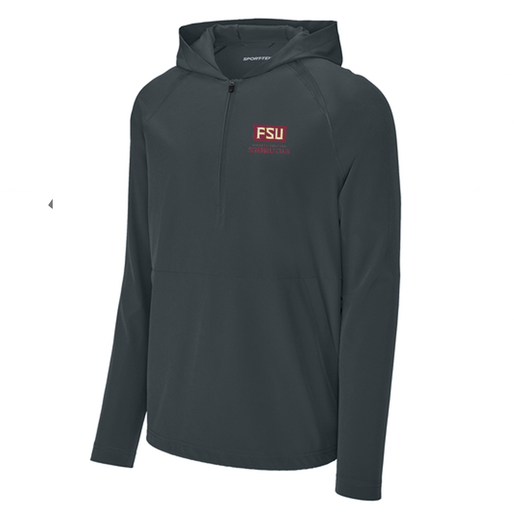 FSU Alumni Half Zip Hooded Jacket