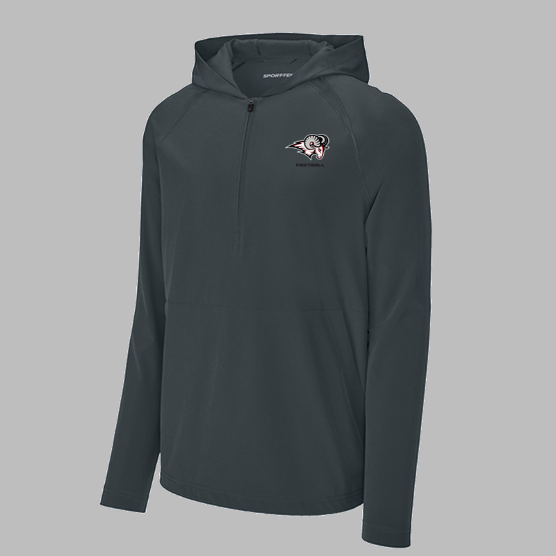 Rams 2025 Half Zip Hooded Jacket