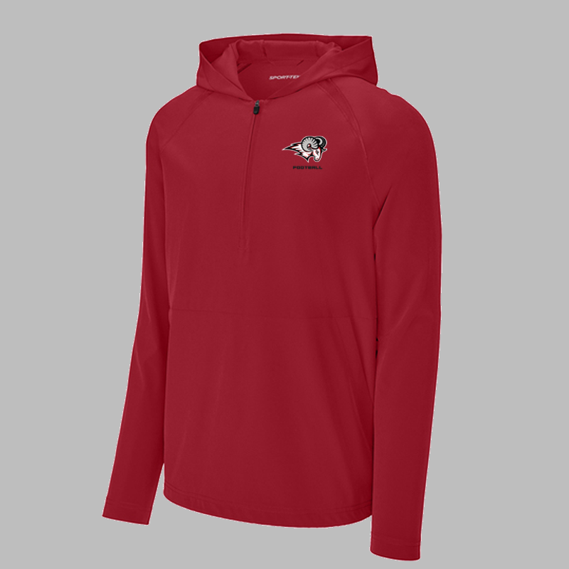 Rams 2025 Half Zip Hooded Jacket