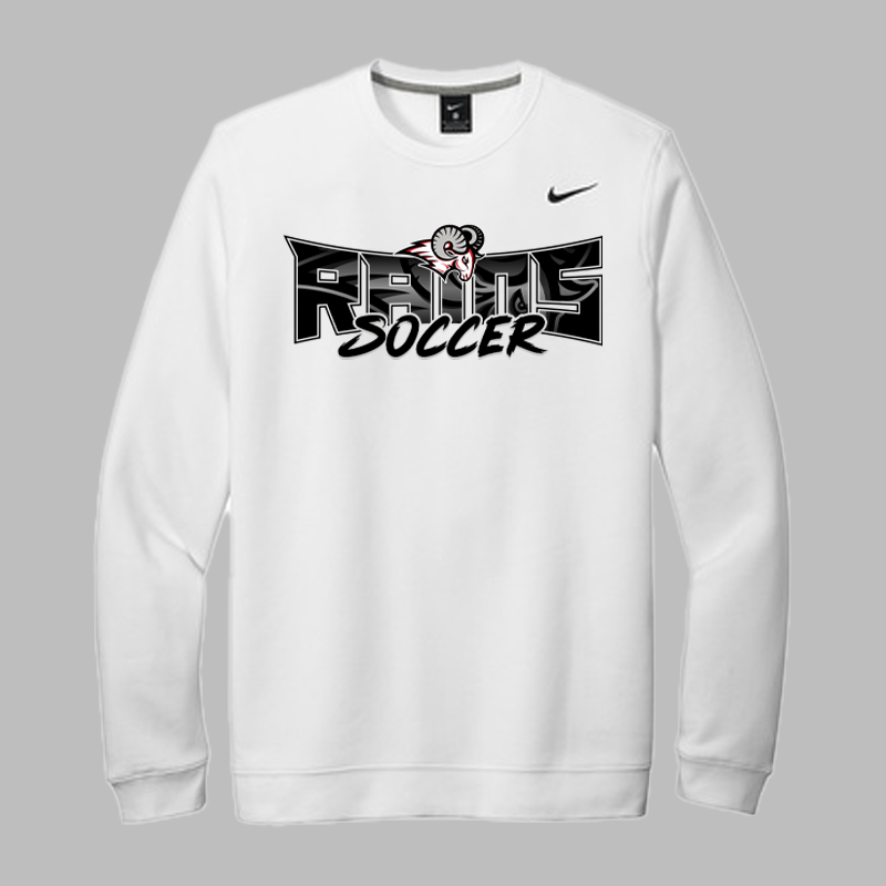 Lake Mary Soccer Black Text Crew Necks and Hoodies