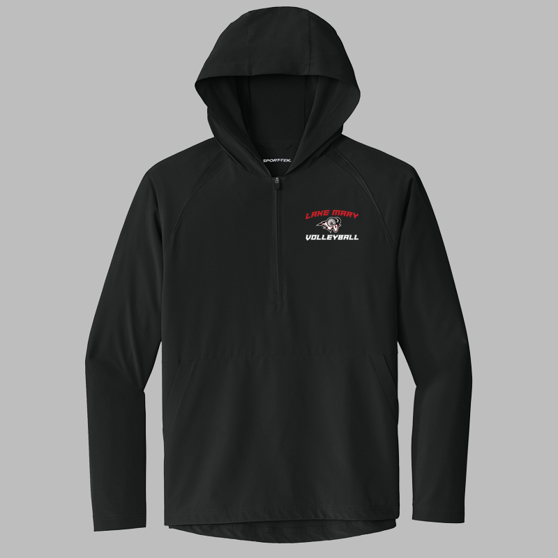 Lake Mary Volleyball Arch Half Zip Hooded Jacket