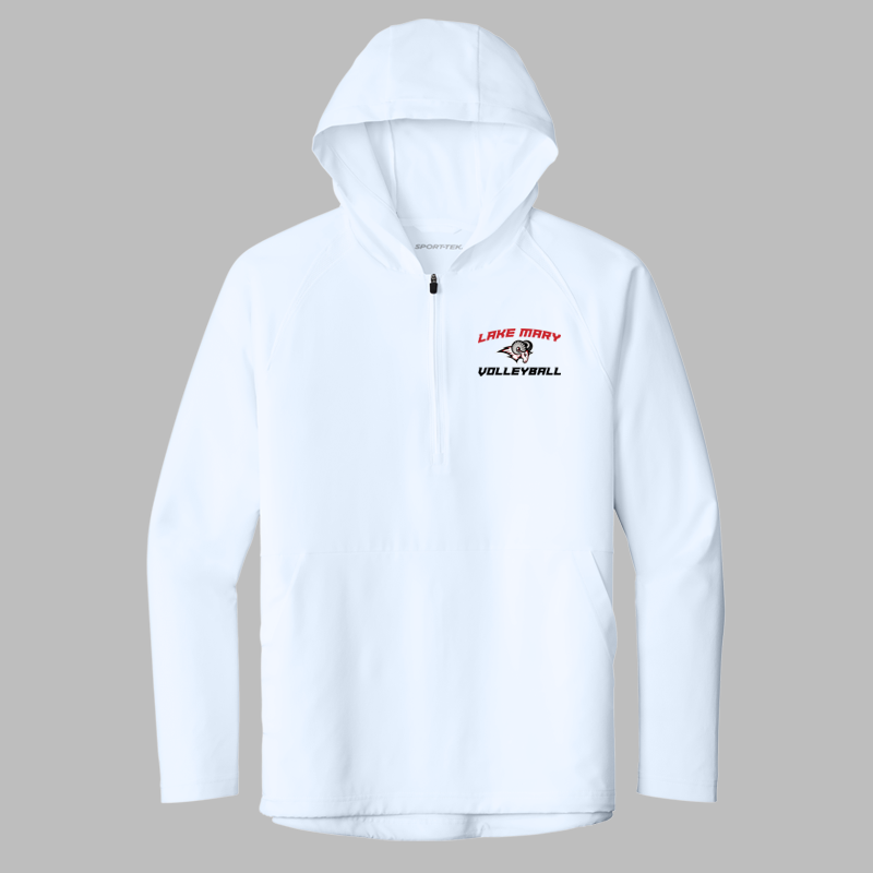 Lake Mary Volleyball Arch Half Zip Hooded Jacket