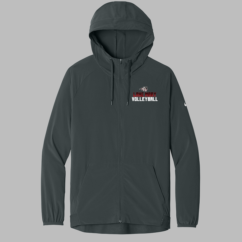 Lake Mary Volleyball Block Nike Full Zip Jacket