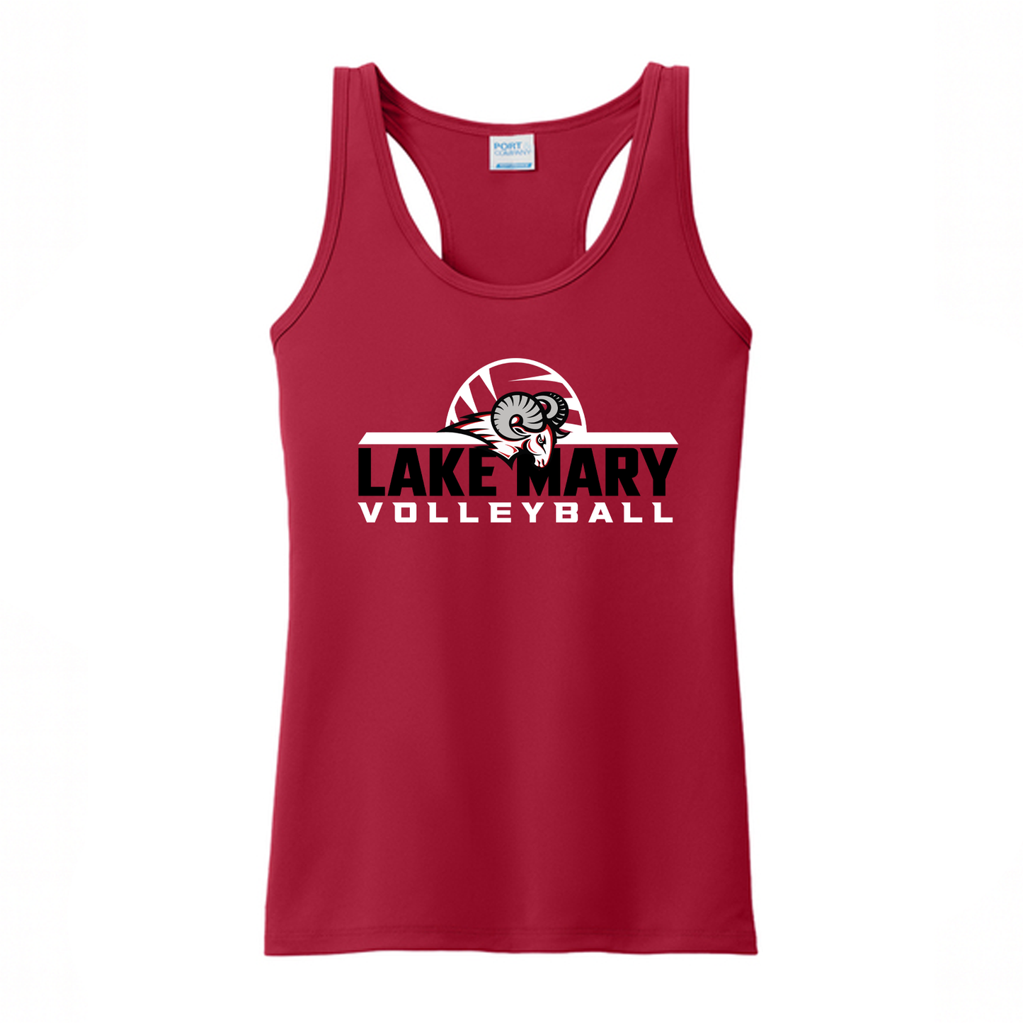 Lake Mary Volleyball Ladies Racer Back Tank