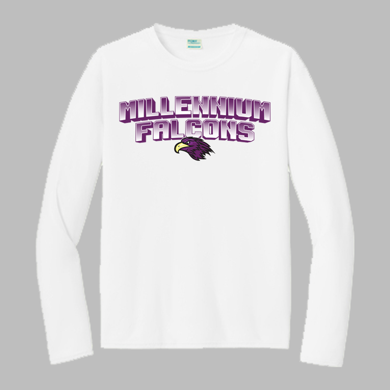 Millennium Falcons Block Text Long Sleeve