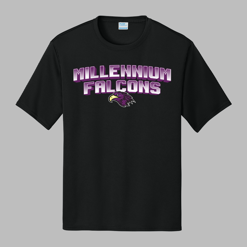 Millennium Falcons Block Text Tee