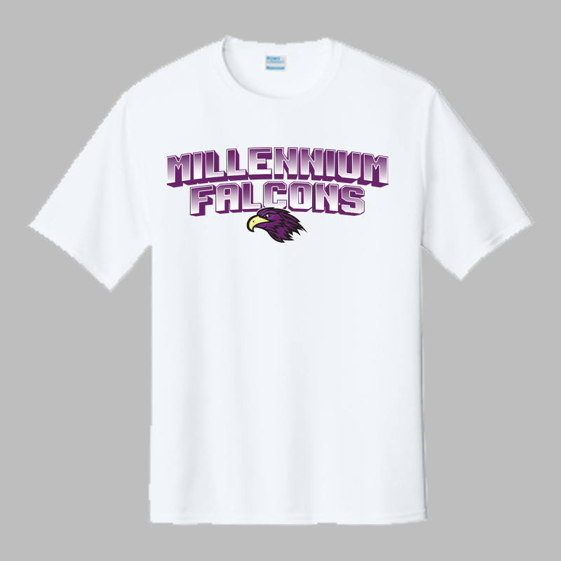 Millennium Falcons Block Text Tee