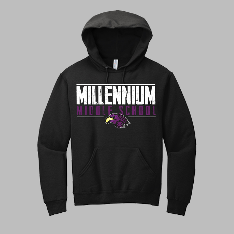 Millennium Falcons Stretched Text Hoodies