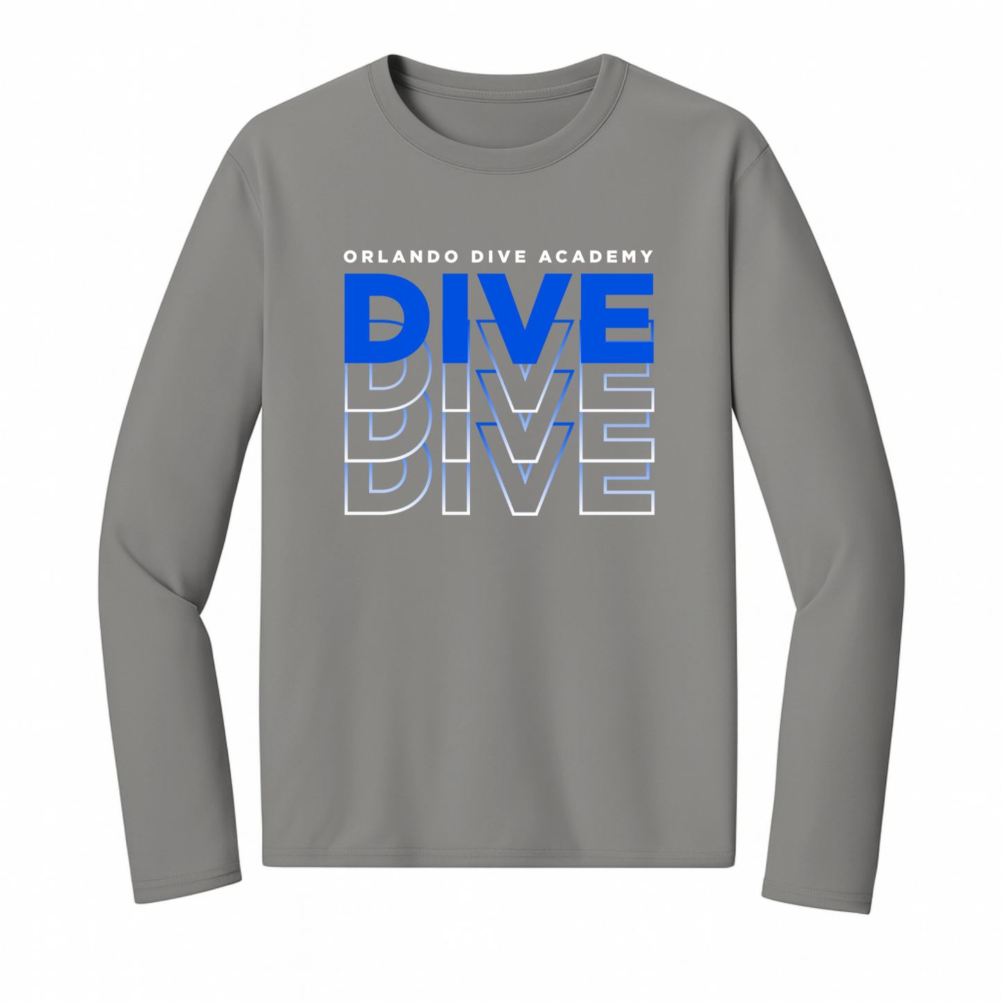 ODA Dive3x Blue - Long Sleeve