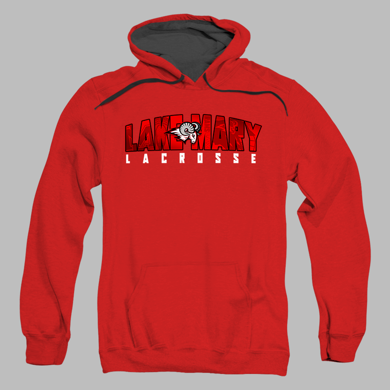 Rams Lacrosse Banner Hoodie