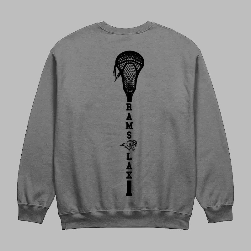 Rams Lacrosse Stick Crew Neck