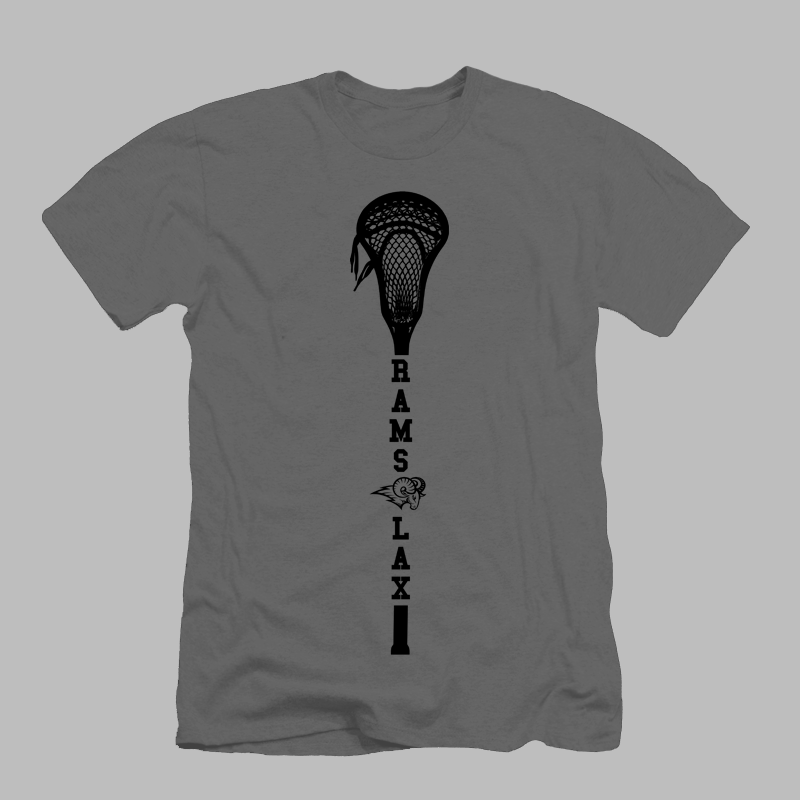 Rams Lacrosse Stick Tee