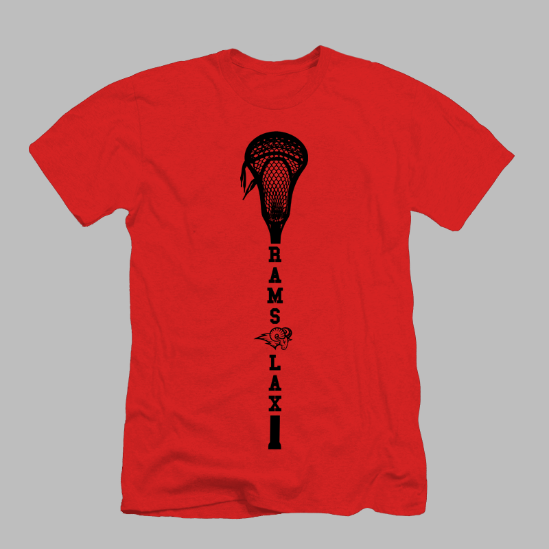 Rams Lacrosse Stick Tee
