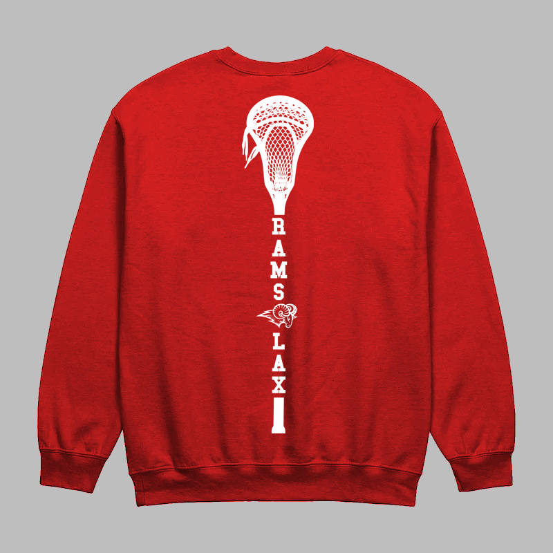Rams Lacrosse Stick Crew Neck
