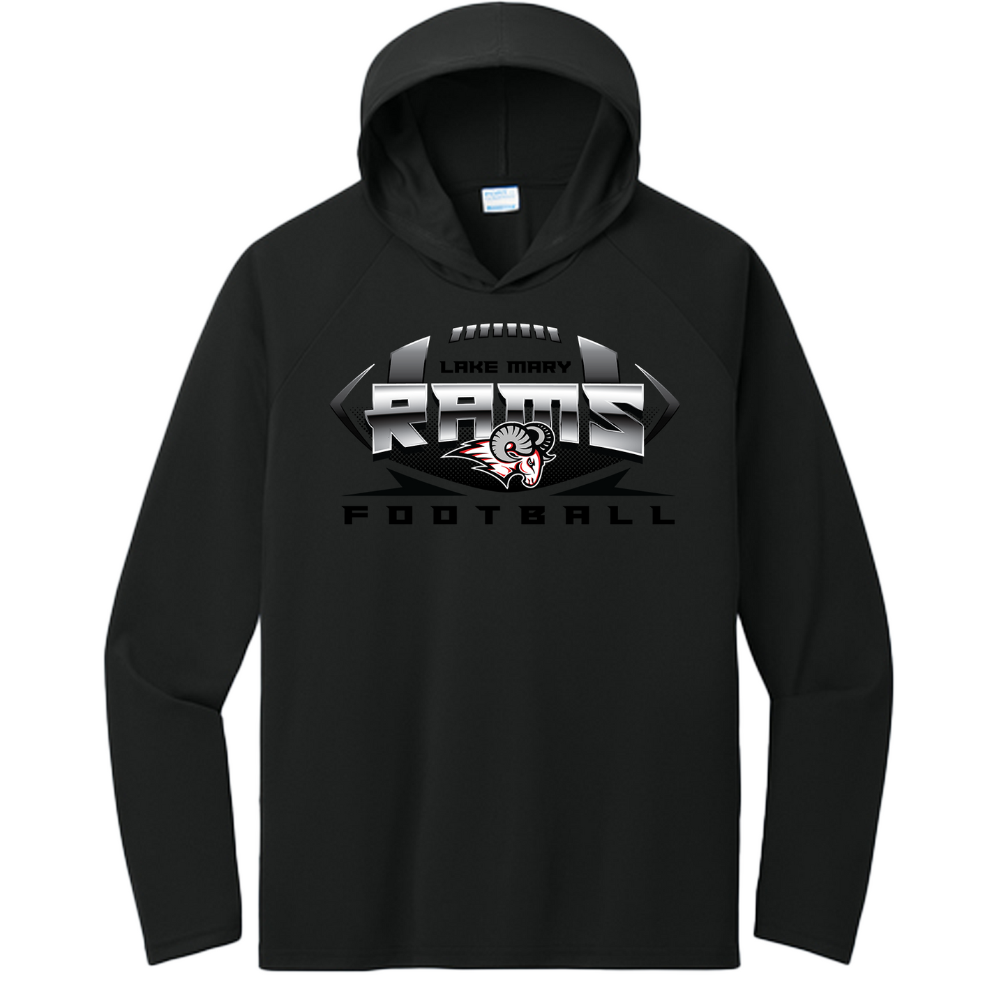 Rams Sponsor Hooded Long Sleeve