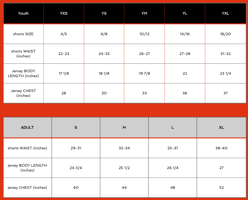 Rams Youth Lacrosse Uniform Kit