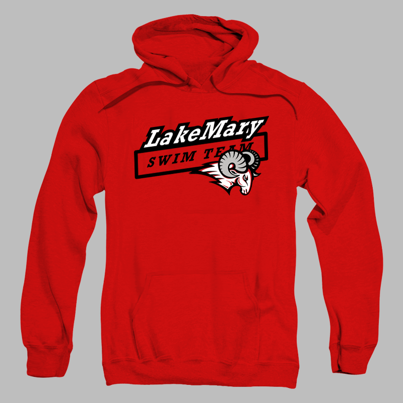 Lake Mary Swim Banner Hoodie