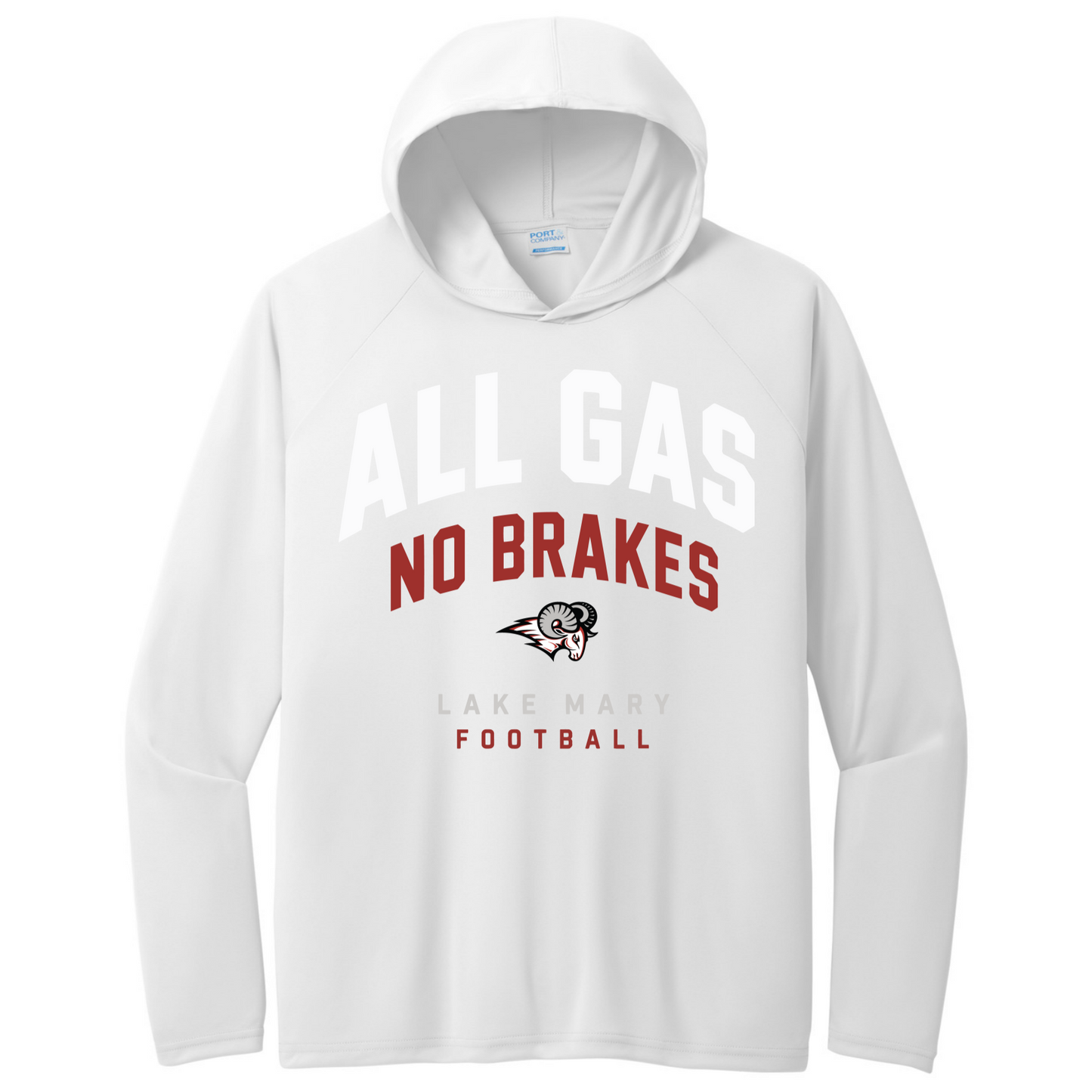 All Gas No Brakes Hooded Long Sleeve