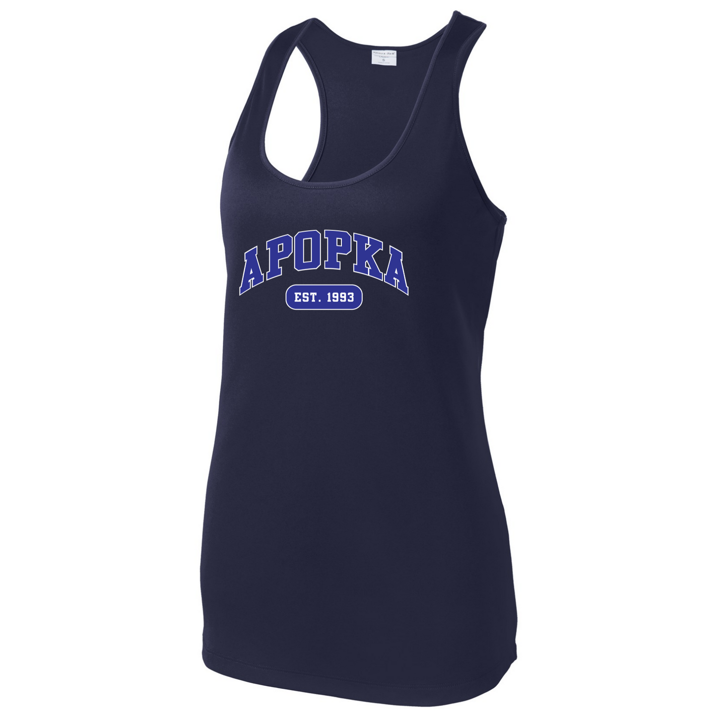 APK Property Cheerleader Est Ladies Racer Tank
