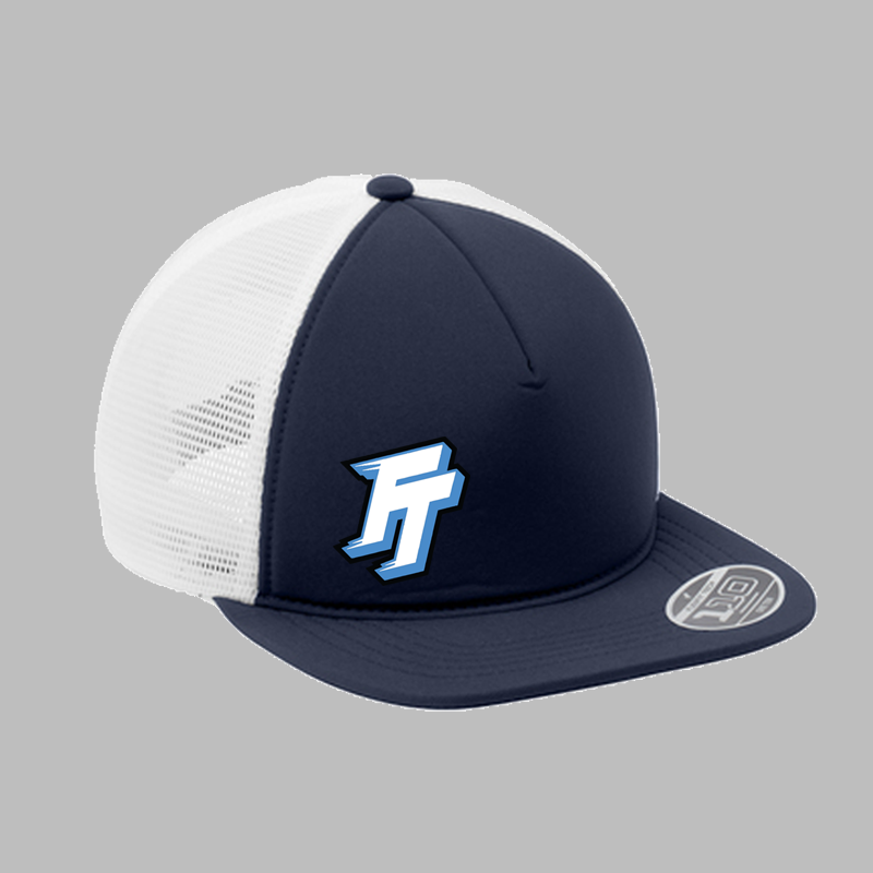 FT flat bill trucker