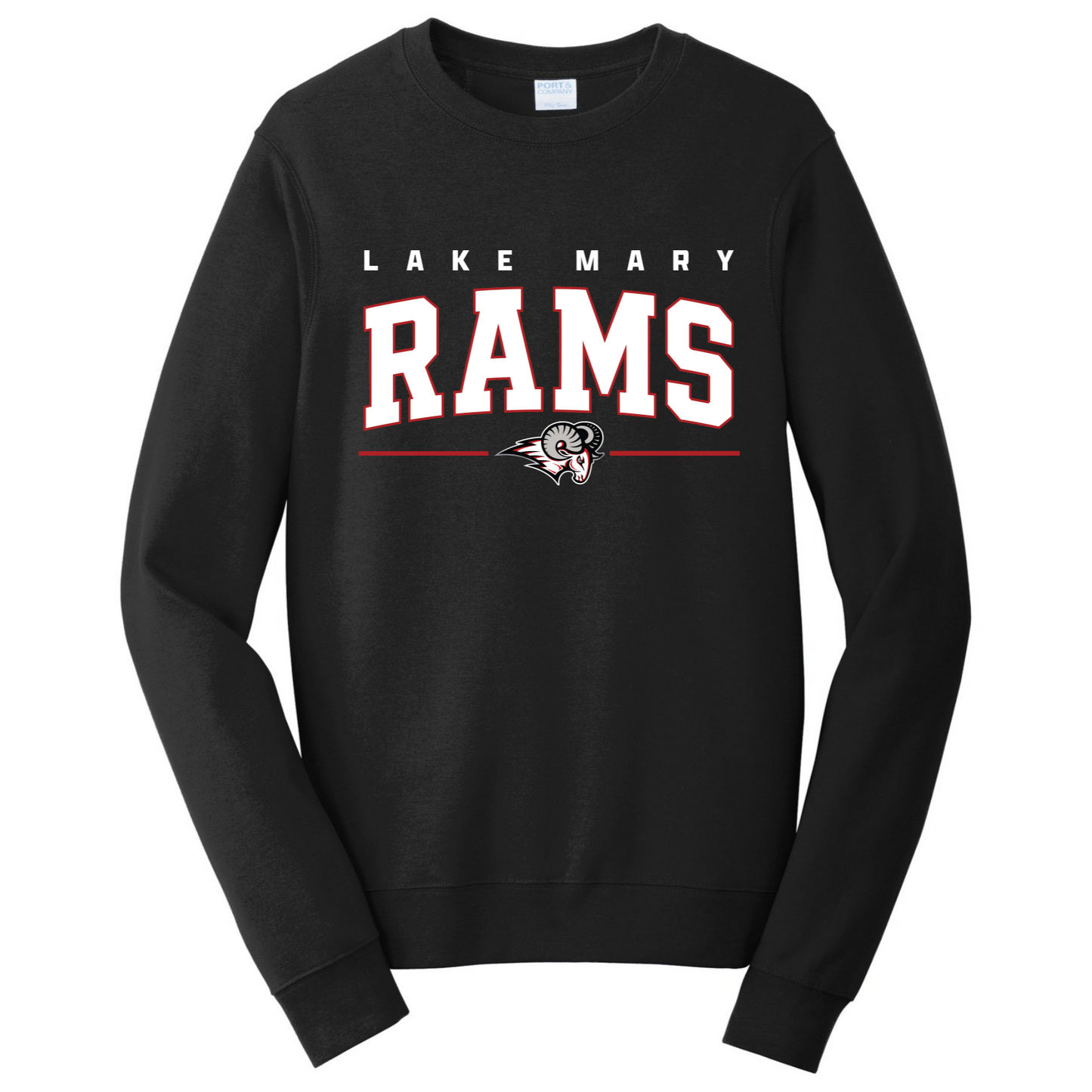 Lake Mary Rams Arch Crew Neck
