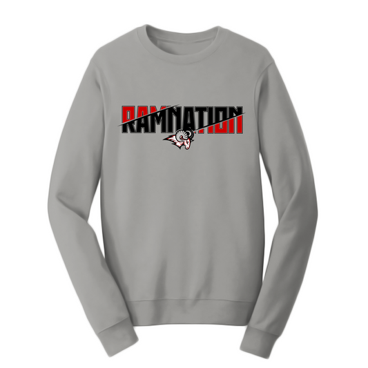 RAMNATION Diagonal Slice Crewneck