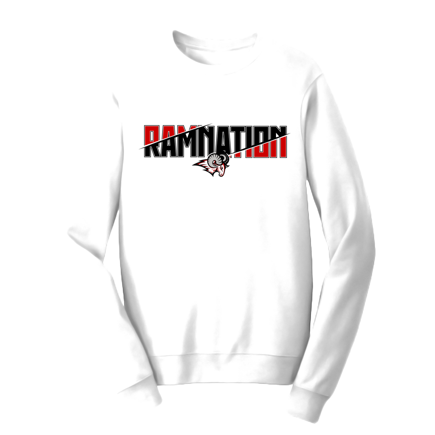 RAMNATION Diagonal Slice Crewneck