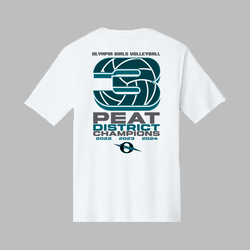 Olympia Volleyball 3 Peat District Tee
