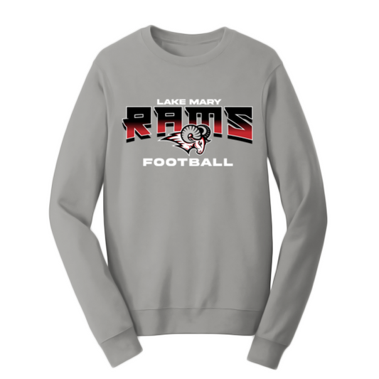 RAMS Fade Football Crewneck