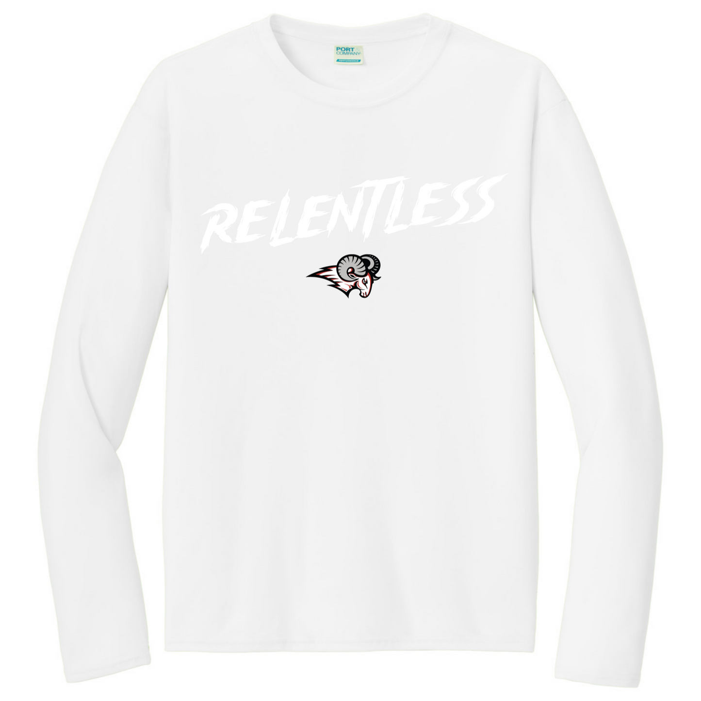 Relentless White Long Sleeve