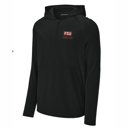 FSU Alumni Half Zip Hooded Jacket