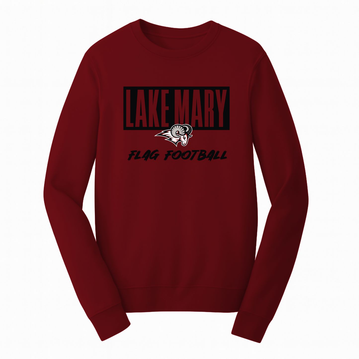 Lake Mary Flag Football Banner Crewneck