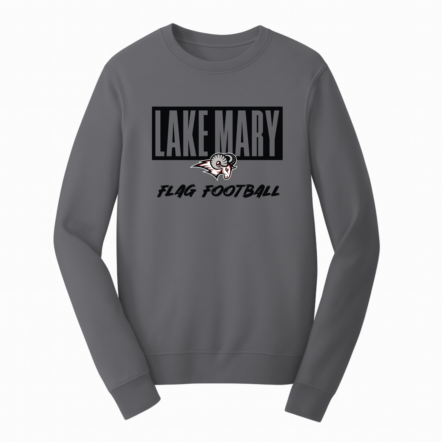Lake Mary Flag Football Banner Crewneck