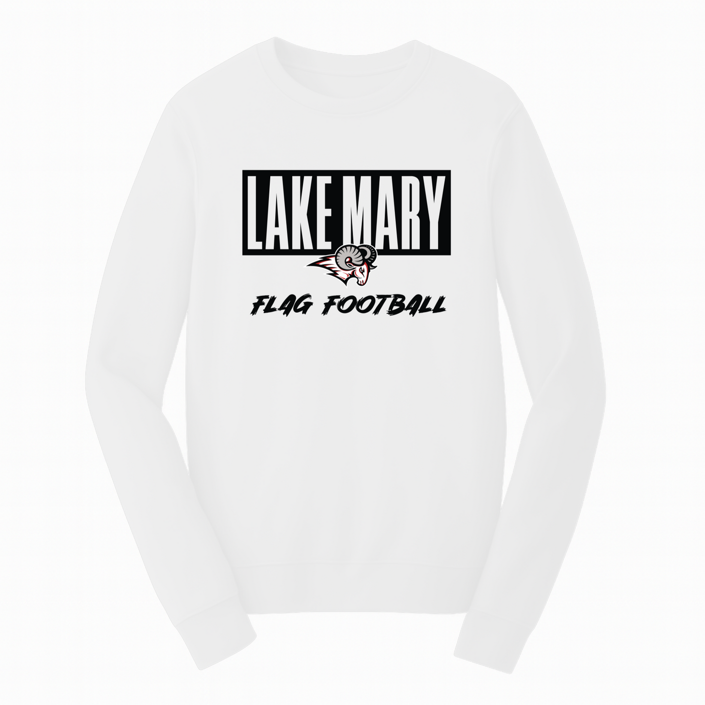 Lake Mary Flag Football Banner Crewneck
