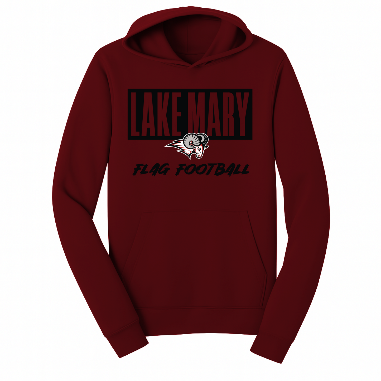Lake Mary Flag Football Banner Hoodie