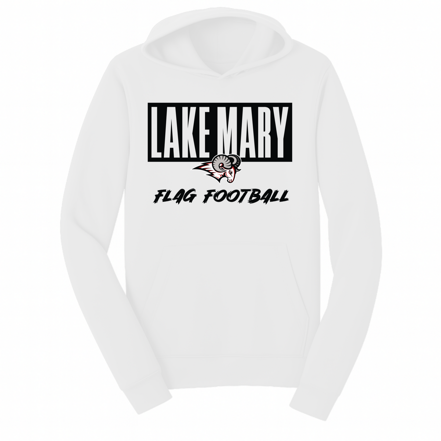 Lake Mary Flag Football Banner Hoodie