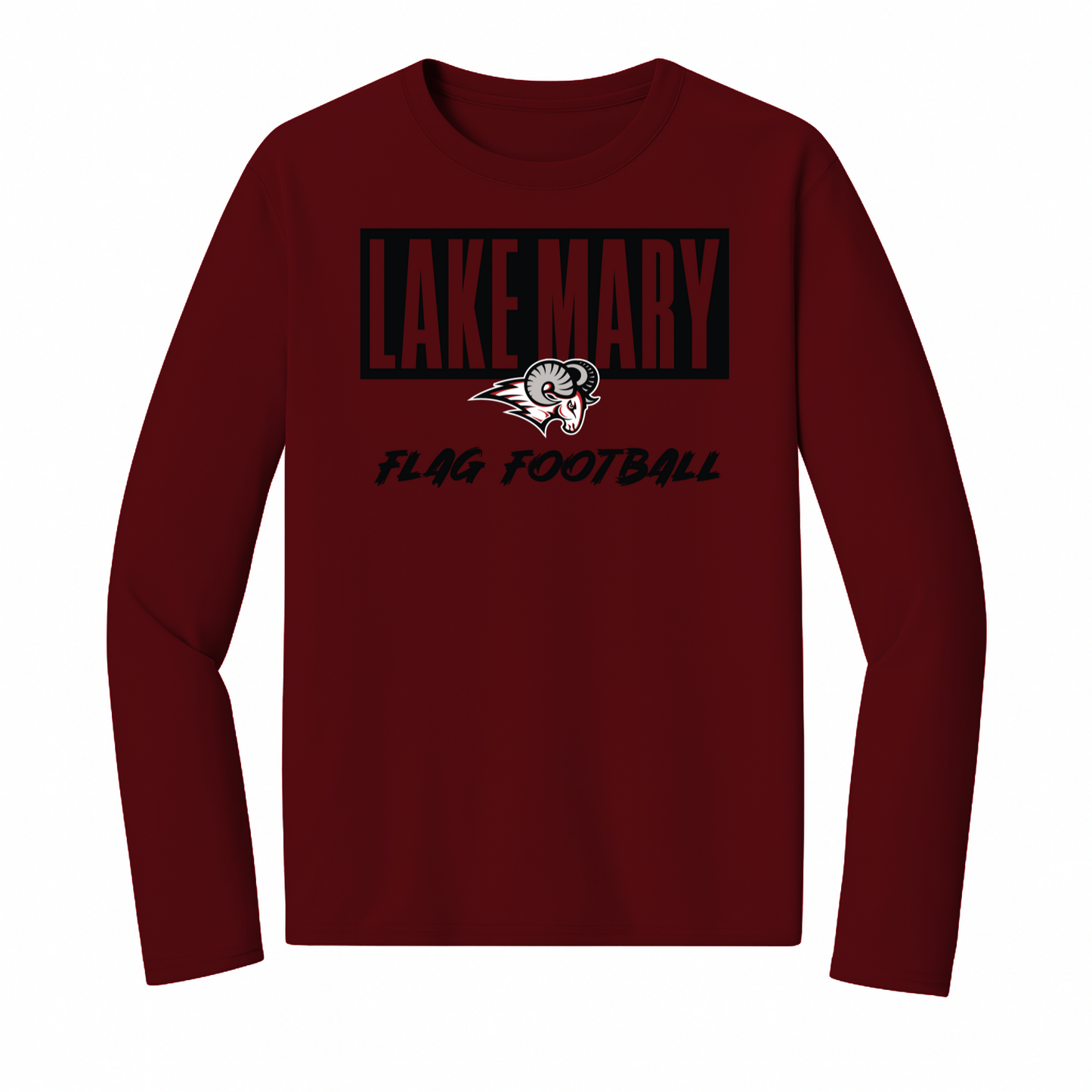 Lake Mary Flag Football Banner Long Sleeve