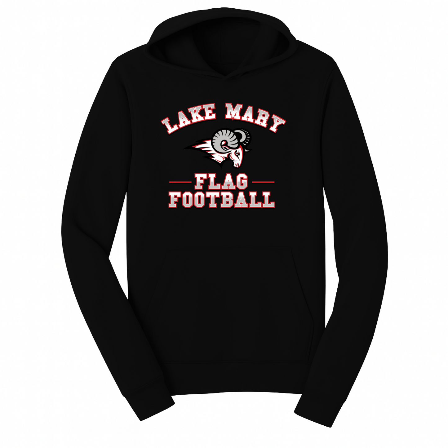 Lake Mary Flag Football Arch Hoodie