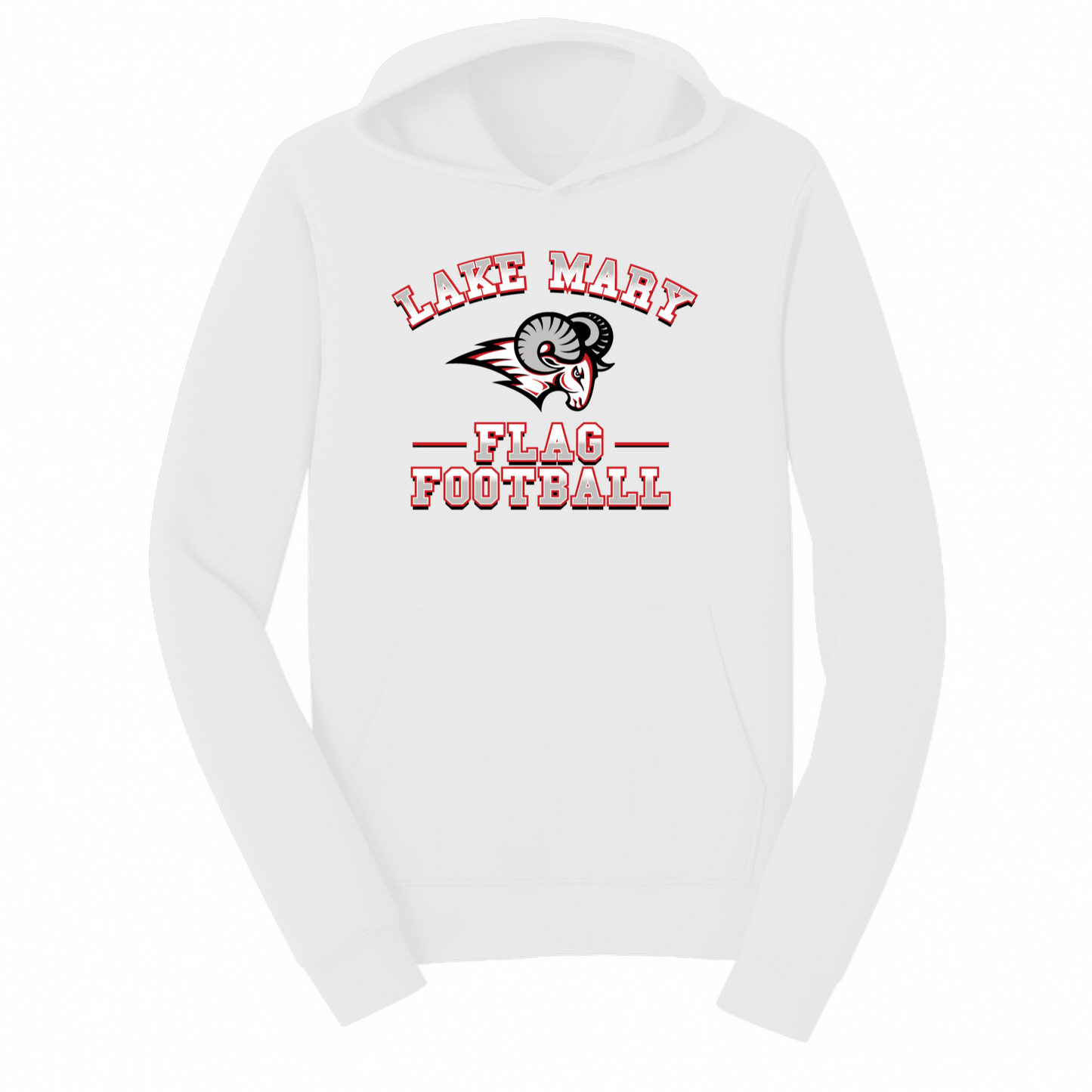 Lake Mary Flag Football Arch Hoodie