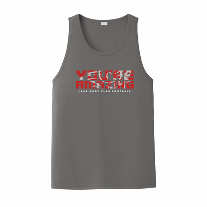 Lake Mary Flag Football You're Amazing Mock Turtleneck - Mens Tank