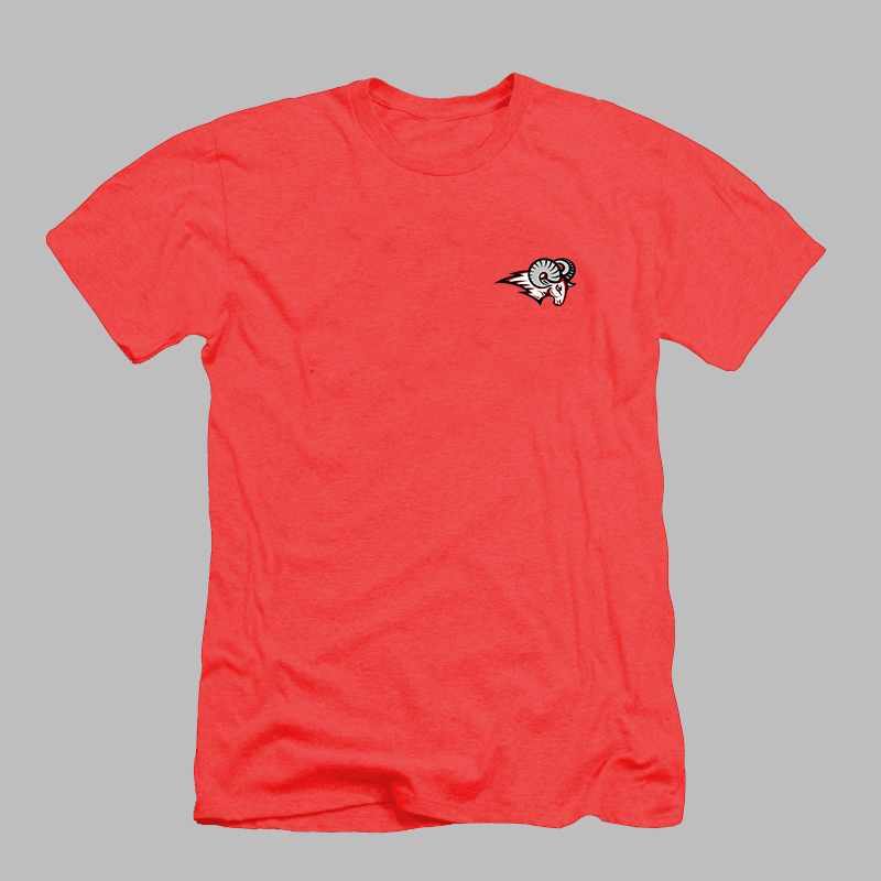 Swim Cap and Goggles Red Tee