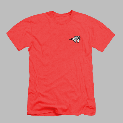 Swim Cap and Goggles Red Tee