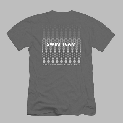 Swim Wave 2-sided Gray Tee