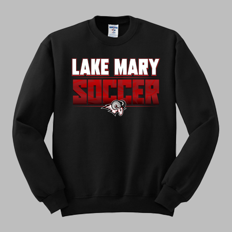 Lake Mary Soccer Red Crew Necks and Hoodies