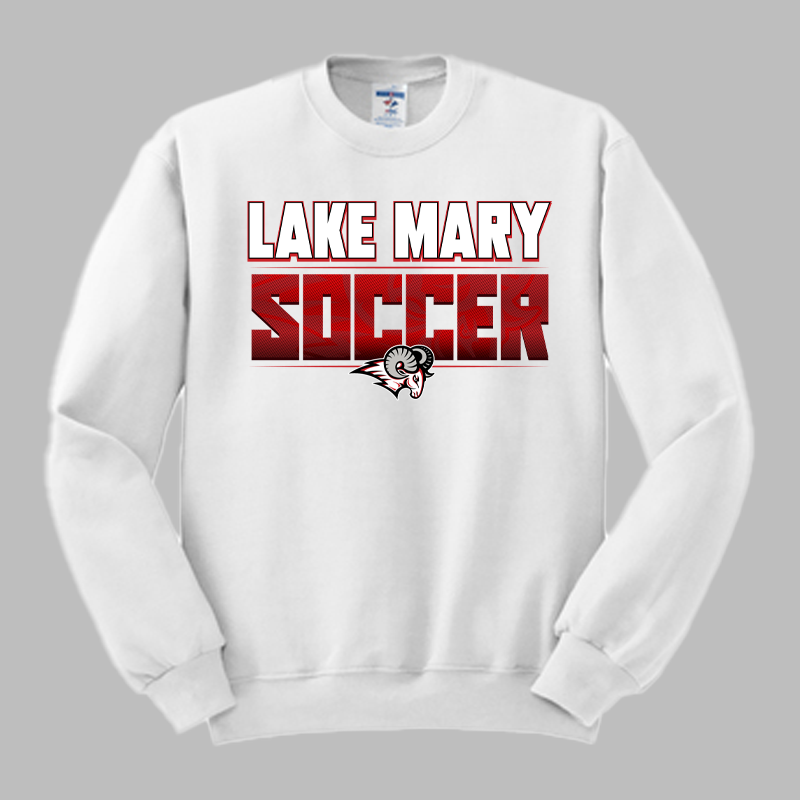 Lake Mary Soccer Red Crew Necks and Hoodies