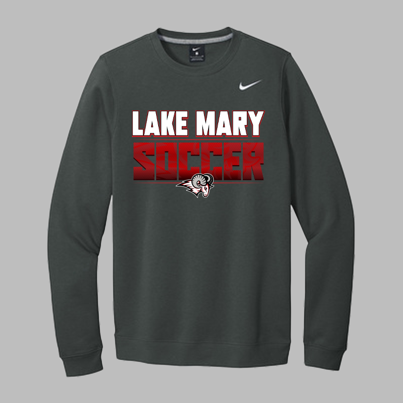 Lake Mary Soccer Red Crew Necks and Hoodies