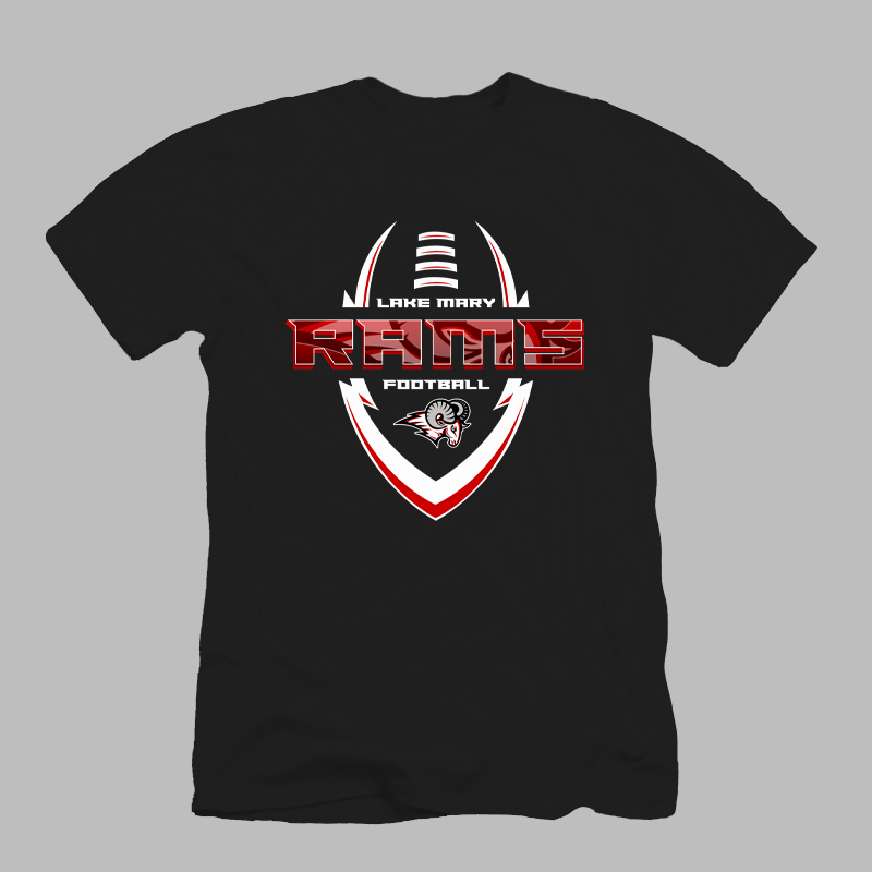 Rams Football Tee